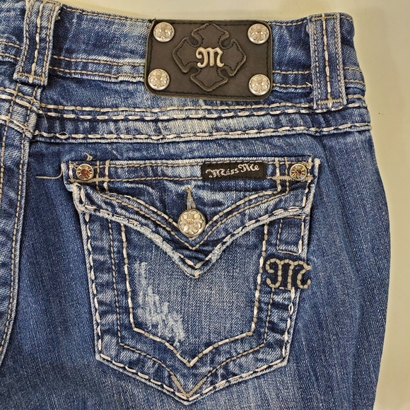Miss me boot cut bling jeans size 28 - Picture 8 of 11